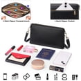 thumbnail image 3 of GAEKEAO Crossbody Bags for Women RFID Blocking Leather Shoulder Purse with Adjustable Strap & Top Zipper, 3 of 7