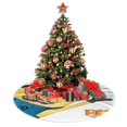 thumbnail image 4 of Falda para árbol de Navidad de los Minions de Mi villano favorito, suave y divertida, decoración navideña navideña de granja de 36", 4 of 4
