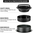 Burger Press, 3 in 1 Hamburger Press Patty Maker, Slider Press Stuffed