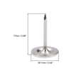 thumbnail image 2 of Uxcell 0.43''x0.67'' Clavos de tapicería con cabeza plana para muebles, tono plateado de hierro, 50 piezas, 2 of 5