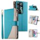 thumbnail image 2 of Funda cartera GANGXUN para OPPO Reno 11F 5G , cuero PU con tarjetero, cremallera, correa de mano, soporte y protección 606°, 2 of 6