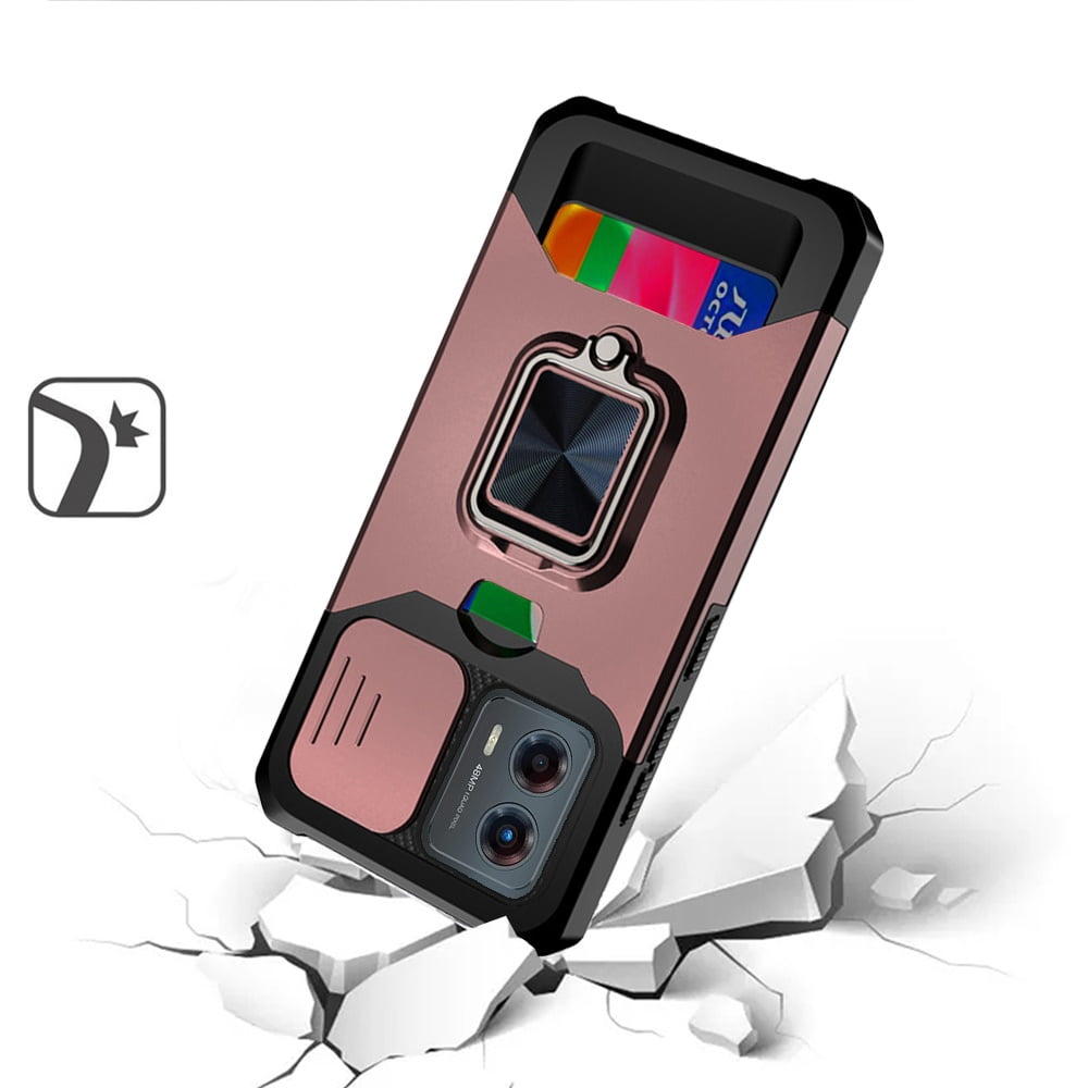 Motorola Moto G 5G 2024 / Moto G Play 2024 Schutzhülle Mit Handschlaufe & Schultergurt – Multifunktions-Handyhülle Als Brieftasche Mit Ständerfunktion