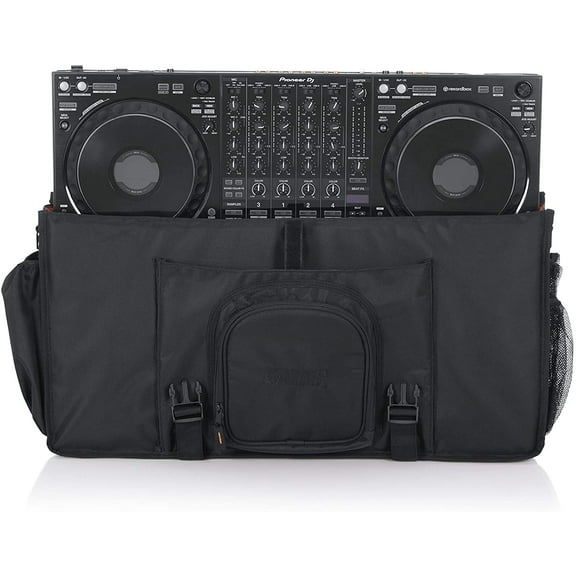 Gator Cases G-Club Series Messenger Style Bag for 28” DJ Controllers, Laptop & Headphones