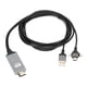 thumbnail image 1 of Cable HDMI HD 3 en 1 Línea de proyección de pantalla de teléfono móvil para IOS / Android / Tipo-C, 1 of 14