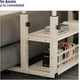 thumbnail image 5 of Escritorio 3 Niveles Bluelander, Altura Ajustable, Minimalista, Ruedas con Bloqueo, Blanco, 5 of 5