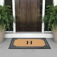 thumbnail image 2 of A1HC Natural Rubber & Coir 24x39 Monogrammed Doormat For Front Door, Anti-Shed Treated Durable Doormat for Outdoor Entrance, Heavy Duty, Low Profile, Easy to Clean, Long Lasting Front Porch Entry Rug, 2 of 7