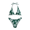thumbnail image 7 of qucoqpe Bikini Sets for Women Two-piece Bathing Suit Summer Fashion Casual Floral Print Swimsuit, 7 of 7