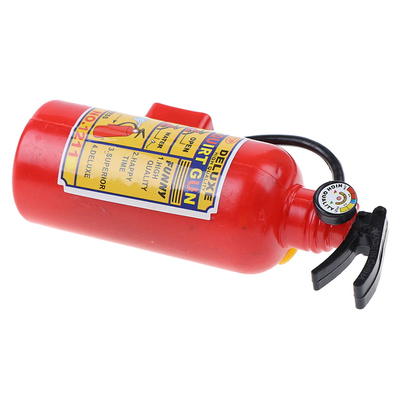 1pc Fire Extinguisher Toy Plastic DIY Water Gun Mini Spray Kids Water Toy_ES 