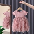 thumbnail image 1 of Vestido de verano para niñas, falda fina para bebés, falda de princesa con estilo floral para niñas, 1 of 6