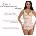 thumbnail image 3 of VASLANDA Postpartum Support Recovery Belly Band Wrap Waist/Pelvis Belt Body Shaper Postnatal Shapewear, 3 of 8