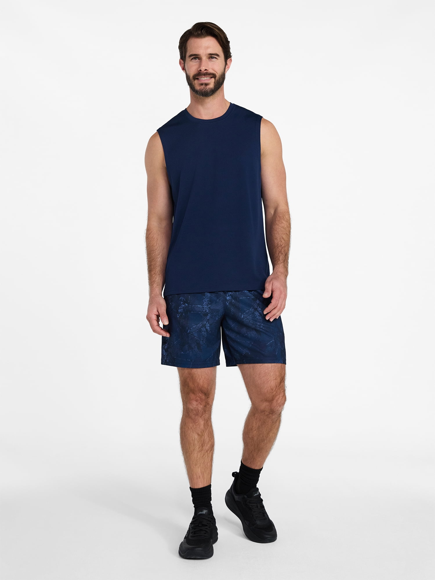 Athletic Works Men’s Sleeveless Mesh Muscle Tee, Sizes XS-5XL