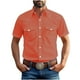 thumbnail image 2 of Yaoyar Mens Summer Vintage Turndown Collar Shirts Short Sleeve Casual Button Down Shirt Beach Vacation Tops, 2 of 6