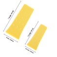 thumbnail image 2 of SEWACC 4pcs Felling Wedge Set Durable Logging Wedge Yellow for Professionals, 2 of 8