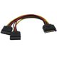 thumbnail image 1 of High Quality 15 Pin Male SATA to 2 Female SATA Splitter Power Cable 20cm, 1 of 1