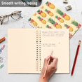 thumbnail image 4 of FORMRS 1-Subject Spiral Notebook 8" x 5" College Ruled 60 Refillable Sheet A5 Hard Cover, 2 Pack, Sunshine Pineapples, 4 of 7