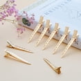 thumbnail image 6 of Rungopro 12 Pcs Duck Bill Clips, 3.5" Alligator Curl Clips with Holes for Hair Styling, Coloring, 6 of 6