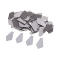 thumbnail image 3 of 50pcs espejo trapezoidal Coser en de imitación piedra acrílica de espalda plana para decoración Sunnimix Blanco, 3 of 7