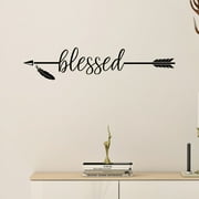Blessed Arrow Vinyl Wall Decal Home Decor