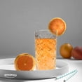 thumbnail image 5 of 14.5 Ounces/ 410ml Highball Glasses Set of 6, JOYCEMALL Vintage Style Clear Drinking Glasses Juice Tumblers & Water Cups Kit for Juice Cocktails Iced lemonade Tea Frappe Smoothies Milkshakes kitchen, 5 of 8