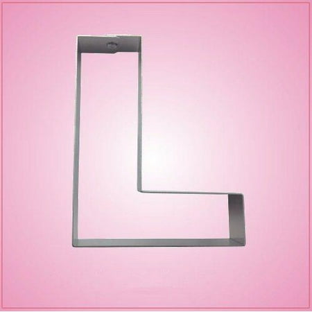 

Big Letter L Cookie Cutter 5 Inch Only one pieces
