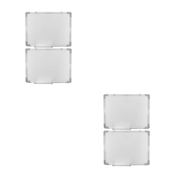 Hemoton 4 pcs  Hanging Whiteboard Portable Dry Erase Board Magnetic and Easy to Mount Hanging Whiteboard mall Dry Erase Magnetic Note Board