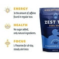 thumbnail image 3 of Zest Tea Premium Energy Hot Tea, High Caffeine Blend Natural & Healthy Traditional Black Coffee Substitute, Perfect for Keto, 150 mg Caffeine per Serving, Earl Grey Black Tea, 4 Oz Loose Lea, 3 of 3
