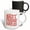 Multicolor, variant on 3drose, Best Friends Forever Wave Effect, 15oz Two-tone Blue Mug