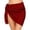 #38Wine, variant on Swimsuit Coverups for Women Sarong Beach Wrap Sheer Short Skirt Scarf for Swimwear Dark Green One Size