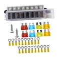 thumbnail image 5 of Dickly 8 Way Fuse Box 1 in 8 Out Compact with Transparent Cover Professional Fuse Block, 5 of 9