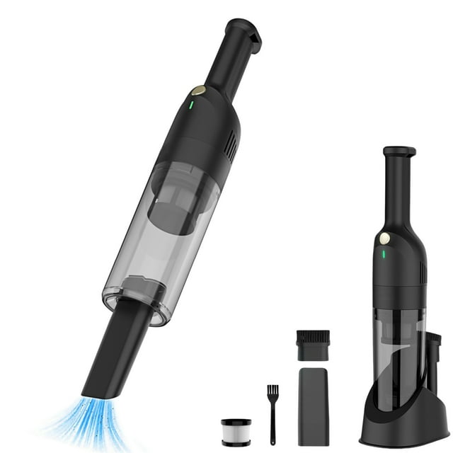 Aspiradora Inalámbrica Portátil Docking de Carga, Potente Succión, para Hogares y Automóviles
