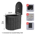 thumbnail image 1 of Portable Toilet for Camping, Convenient Car-Mounted Folding Toilet, 1 of 5