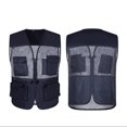 thumbnail image 2 of Neries Chaqueta de pesca de verano con bolsillos delanteros Tamaño múltiple CHEIST CHAIST CHAISTWEAT HOMBRES OUTERWAR VESTIDOS ACCESORIOS DE JUEGOS AIRNIOS ACCESORIOS DE NAVY / XXXL sidaley OD003201-28, 2 of 7