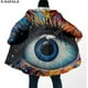 thumbnail image 1 of Capa de sueño con estampado 3D de ojos psicodélicos Trippy para hombres, abrigo grueso y cálido con capucha, abrigo de lana a prueba de viento, bata, manta, 9, 1 of 4