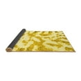 thumbnail image 2 of Ahgly Company Indoor Rectangle Abstract Yellow Modern Area Rugs, 4' x 6', 2 of 4