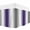 Purple, variant on Gray Navy Blue Bed Skirt Queen Size, Modern Gradient Geometric Wrap Around Bed Skirting with Adjustable Elastic Strap, Dust Ruffle Pleated Bedskirts 16 Inch Drop for Bedroom Queen Beds