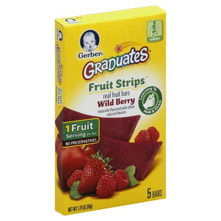Gerber Organic Fruit Stripe Wild Berry