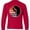 Red, variant on Inktastic Rock Climbing Mountain Climber Silhouette Long Sleeve Youth T-Shirt