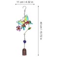 thumbnail image 4 of 1Pc Iron Art Wind Chime Flower Design Wind-bell Home Hanging Ornament, 4 of 8
