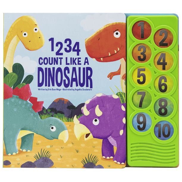 1234 Count Like a Dinosaur - Counting Sound Book - PI Kids (Play-A ...