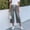 *Gray, variant on ClodeEU Women's Drawstring Denim Pants,Casual Loose Capri Pants with Pocket Light Blue,Womens Plus XXL