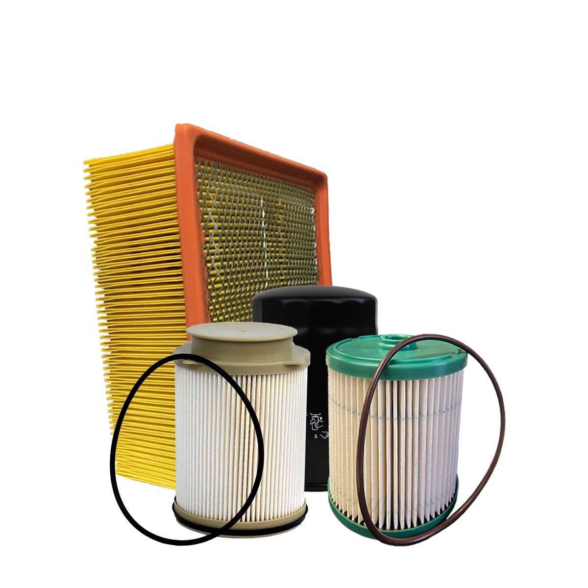 Diesly 6.7L Cummins Diesel Fuel, Oil, Air, Water Separator filter Kit