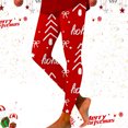 thumbnail image 1 of WILLBEST Leggings con Estampado Navideño para Mujer, Pantalones de Yoga de Cintura Alta para Entrenar, Fitness, Correr, Cómodos, Elásticos Y Suaves, 2942 Mediana, 1 of 4