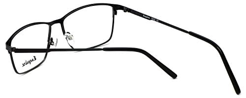 Esquire Designer Reading Glasses EQ1522 in Black 55mm with Case +0.25