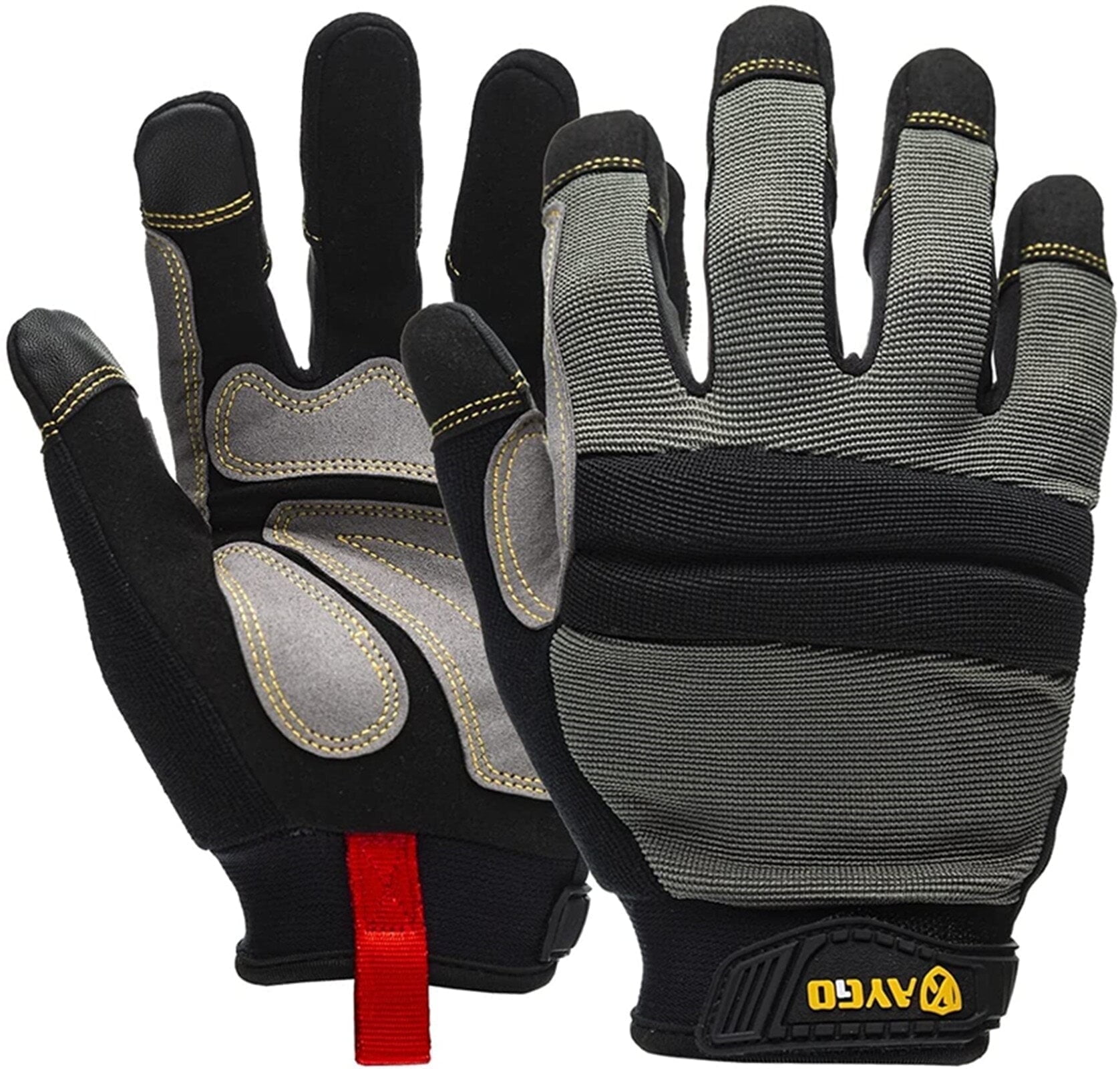 Carhartt Mens NITRILE GRIP GLOVE, GUNMETAL, S
