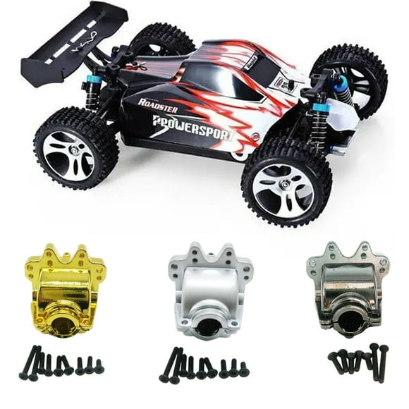 Baohd 1pcs Boîtier de Boîte de Vitesses en Alliage d'Aluminium 1/18 pour Wltoys A959 A979 A969 959B 969B 979B Accessoires de Voiture RC Argent