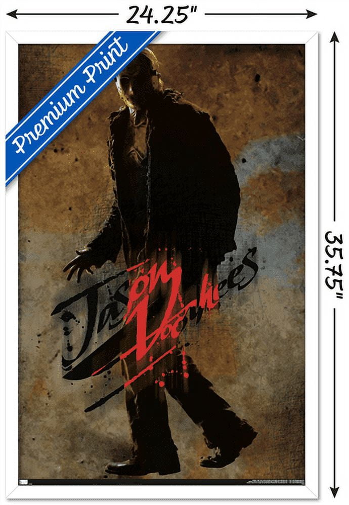 Friday the 13th - Jason Wall Poster, 22.375" x 34", Framed