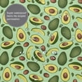 thumbnail image 3 of Rateoe Avocado With Seeds Shower Curtain - Fancy Bathroom Shower Curtain Sets - Waterproof Shower Curtain with Hooks with 12 Plastic Hooks 72x72 Inches, 3 of 5