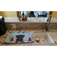 thumbnail image 2 of Winter Holiday Black Labrador Dish Drying Mat, 2 of 7