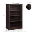 thumbnail image 2 of Furinno 4-Tier Accessories Storage Shelf, Espresso, 2 of 4