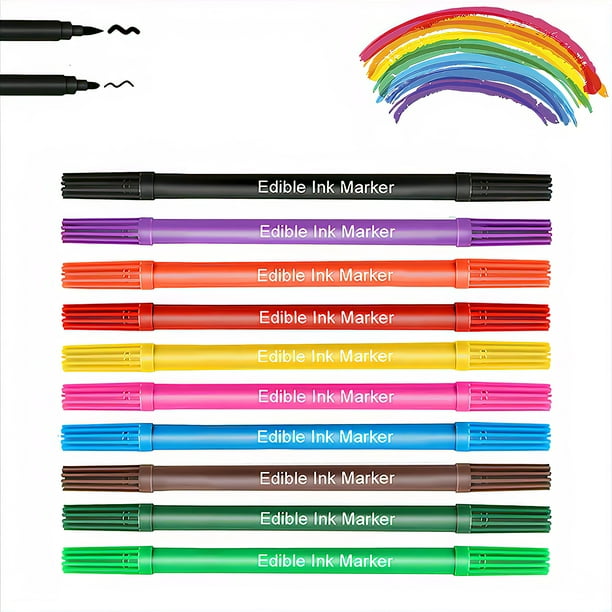 DOMISL Food Coloring Pens Food Coloring Markers Edible Markers 10